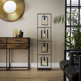 Lámpara de pie Carter DH Interior Charcoal L x An x Al 145x41x24 Metal Atmospheric photo vista frontal diagonal
