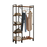 Mueble de guardarropa Perchero Rox Natural - Con estantes 