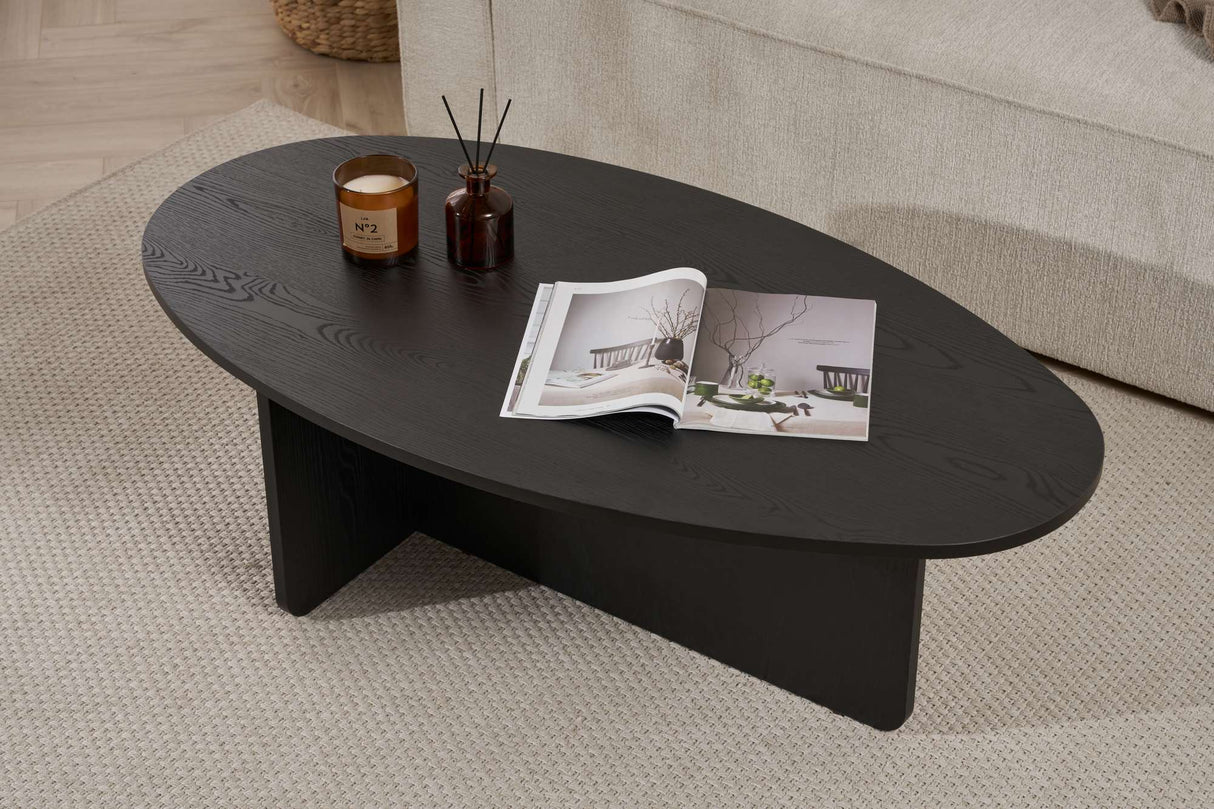 Orba - Tablero de partículas revestido de melamina 100% madera negra