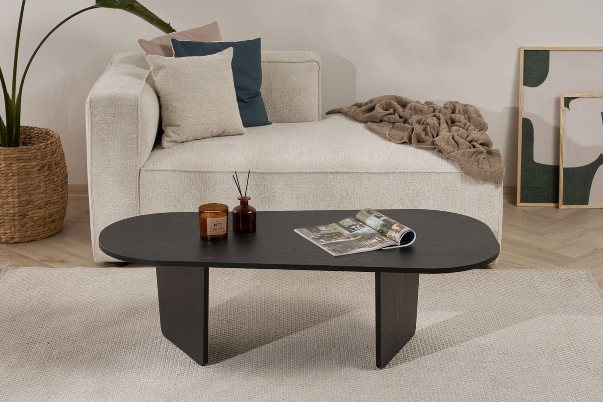 Ovalis - Tablero de partículas revestido de melamina 100% madera negra