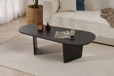 Ovalis - Tablero de partículas revestido de melamina 100% madera negra