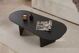 Ovalis - Tablero de partículas revestido de melamina 100% madera negra