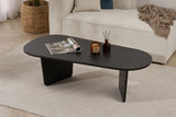 Ovalis - Tablero de partículas revestido de melamina 100% madera negra