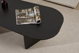 Ovalis - Tablero de partículas revestido de melamina 100% madera negra