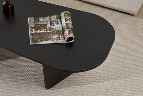 Ovalis - Tablero de partículas revestido de melamina 100% madera negra
