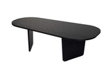 Ovalis - Tablero de partículas revestido de melamina 100% madera negra