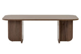 Mesa de centro Akira aspecto nogal 120 x 60 cm madera revestida de melamina