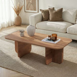 Mesa de centro Akira de madera de pino atlántico 120 cm melaminada