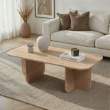 Mesa de centro Akira aspecto roble zafiro 120 cm Compuesto de madera revestido de melamina