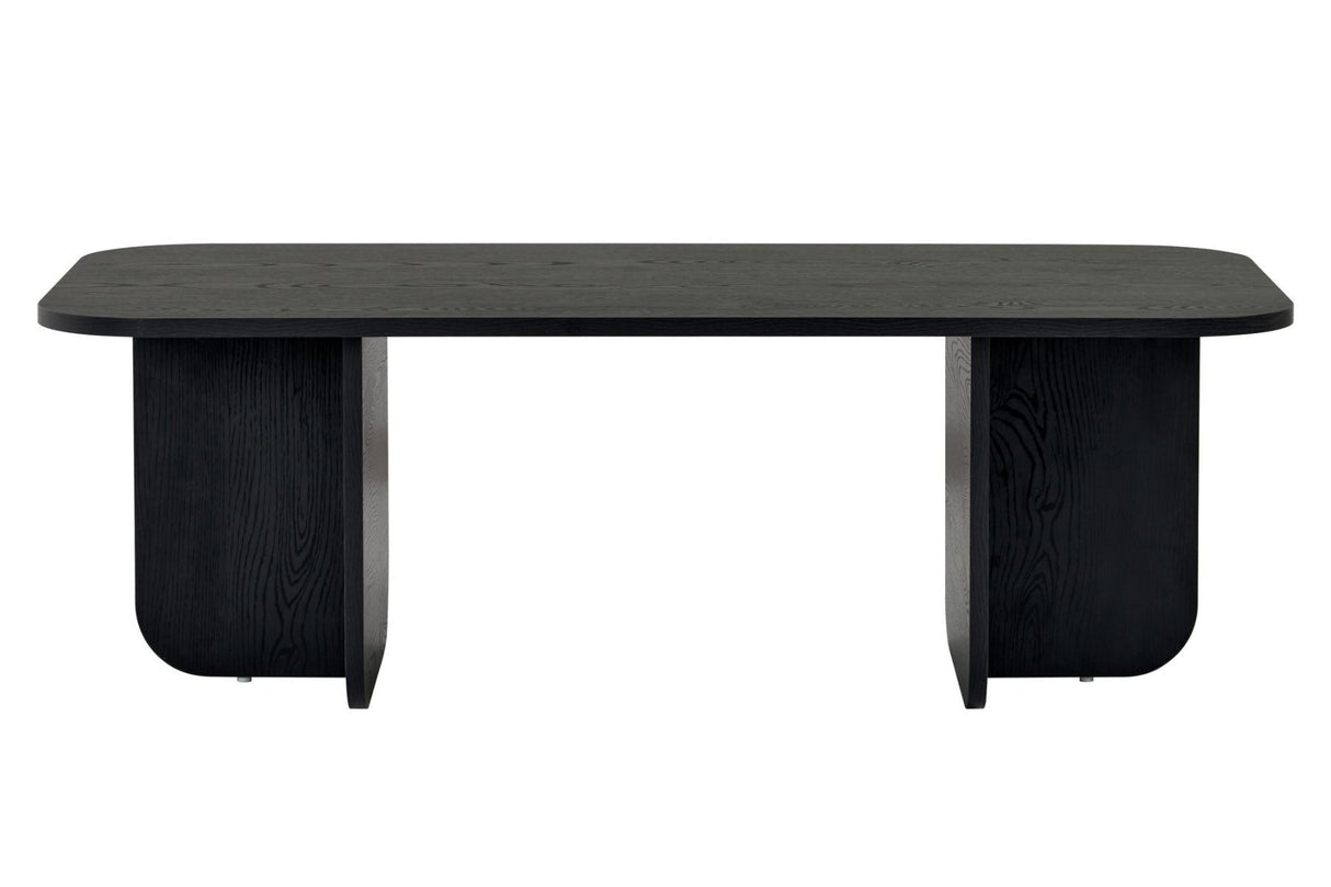 Mesa de centro Akira madera negra 120 cm Compuesto de madera revestido de melamina