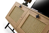 TV Meubels - Japandi TV Meubel Alcazar Eik Melamine 140x60x40 cm - Dimehouse
