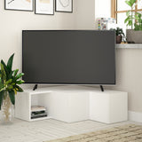 Muebles de TV Compact White Melamine 90x32x92 cm