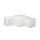 Muebles de TV Compact White Melamine 90x32x92 cm