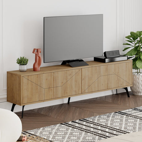 TV Furniture Dune Oak Melamine 180x50x29.6 cm