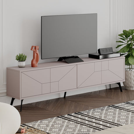 TV Furniture Dune Mokka Melamine 180x50x29.6 cm