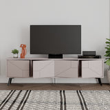 TV Meubels - TV Meubel Dune Mokka Melamine 180x50x29,6 cm - Dimehouse