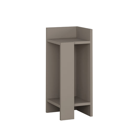 Mesa de noche a la derecha elos mokka melamine 25x60x27 cm