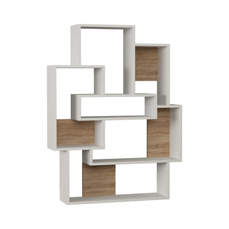 Librería Barce White Eik Melamine 101x132x22 CM