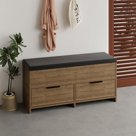 Shoe Gabinet Cove Naturel Melamine 106x50x34 cm