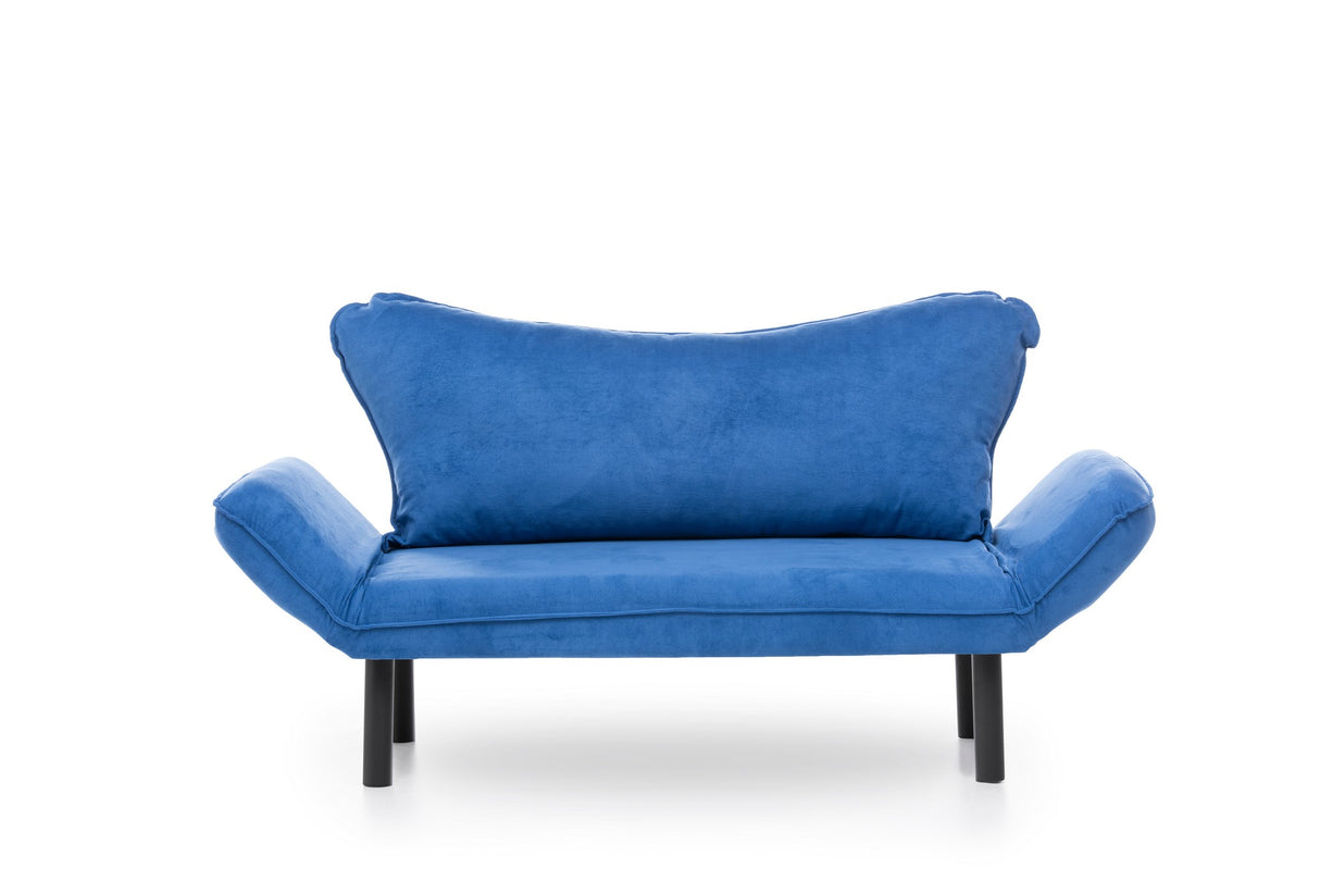 Banken - Slaapbank Blauw Velvet - twee persoons - Chatto - Dimehouse