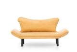 Sofá cama Terciopelo amarillo mostaza - dos personas - Chatto