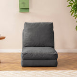 Fauteuils - Slaapfauteuil Grijs velvet stof Taida - Dimehouse