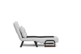 Sillón para dormir escandinavo Tejido de peluche gris Sando