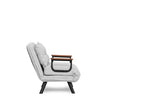 Sillón para dormir escandinavo Tejido de peluche gris Sando