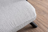Sillón para dormir escandinavo Tejido de peluche gris Sando