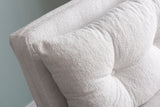 Fauteuils - Scandinavische slaapfauteuil Crème teddystof Sando - Dimehouse