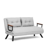 Sofá cama Gris Bouclé 2 plazas - Sando