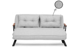 Sofá cama Gris Bouclé 2 plazas - Sando