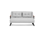 Sofá cama Gris Bouclé 2 plazas - Sando