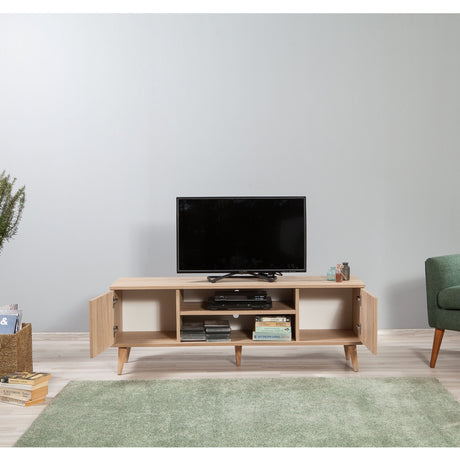 Muebles de TV Truva Sonoma Eik Melamine 140x50x40 cm