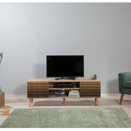 Muebles de TV Truva Sonoma Oak rayado Melamina 140x50x40 cm