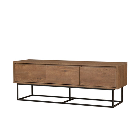 Muebles de TV Milo nogal Melamina 140x50x40 cm