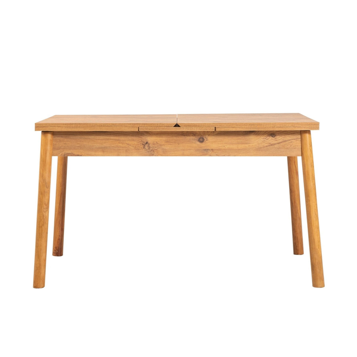 Juego de mesa de comedor extensible Santiago 120 cm Pino Atlántico gris Compuesto de madera revestido de melamina