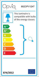 Aplique de 1 luz Oro Tela Ashburn 