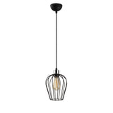 Hanglamp 1-lichts 20 cm Zwart Metaal Predator