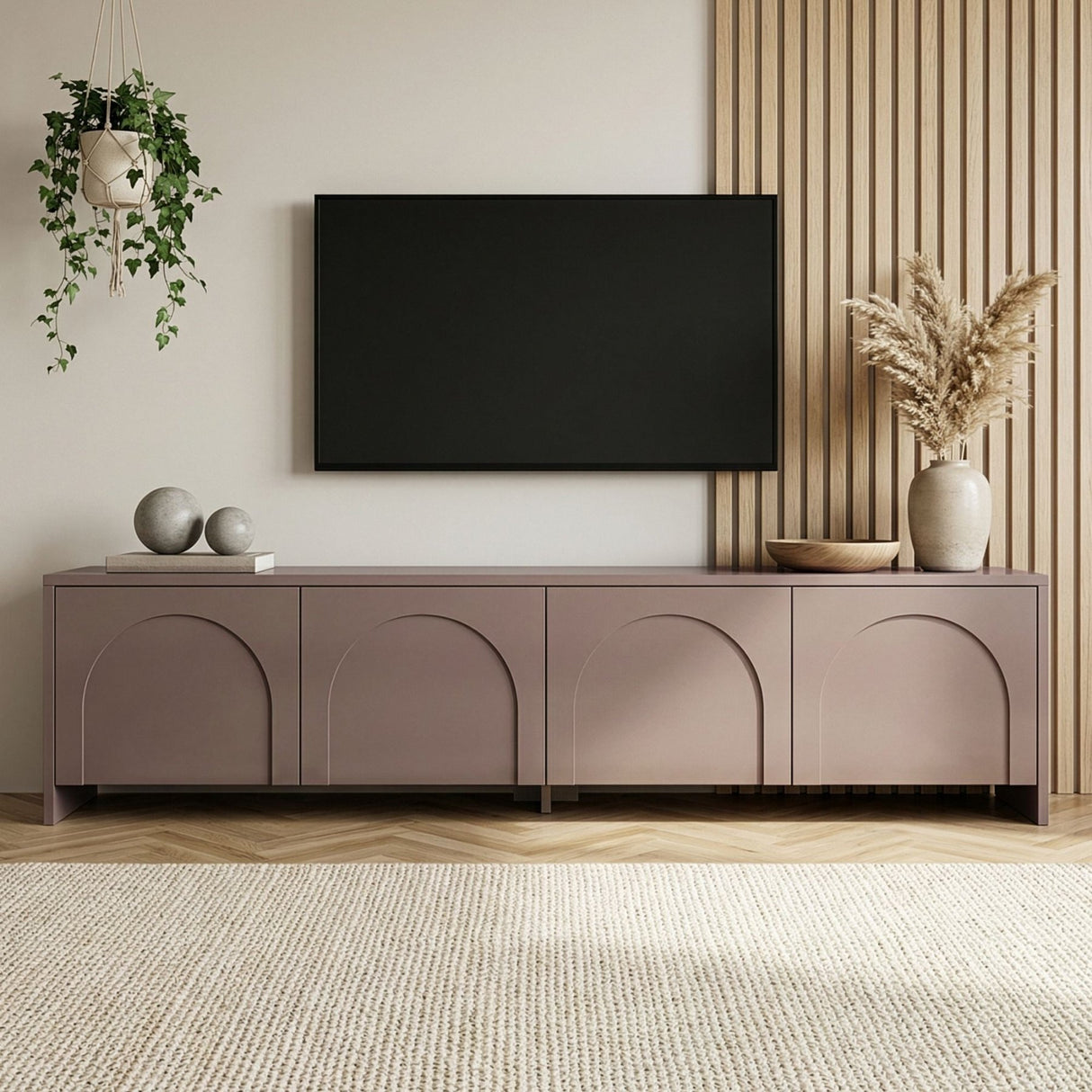 Mueble TV Aurelia 180 cm Atlas compuesto de madera revestido de melamina