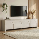 Mueble TV Aurelia crema 180 cm madera melaminada