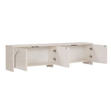 Mueble TV Aurelia crema 180 cm madera melaminada