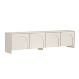 Mueble TV Aurelia crema 180 cm madera melaminada