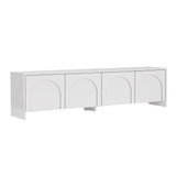 Mueble TV Aurelia blanco 180 cm madera melaminada
