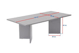 Salontafels - Rechthoekige Salontafel Siban Walnoothout look - 119x60 cm - Dimehouse
