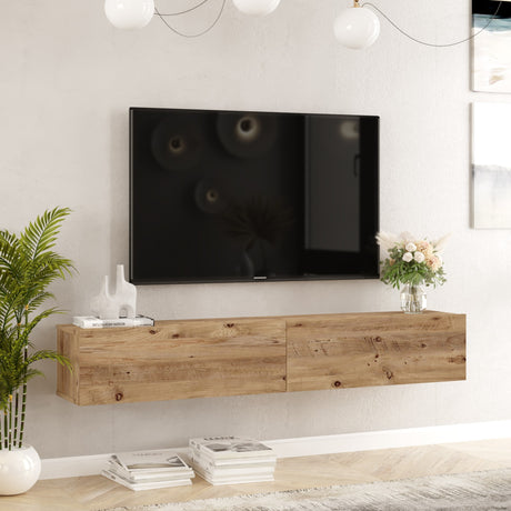 Muebles de TV Turin Atlantic Pine Melamine 180x29.6x31.6 cm