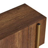 Nexus tv-meubel walnootlook met goud 180 cm Barok walnootlook met goud Gemelamineerd hout