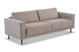 Moderne 3-zits Bank Taupe Stof Aniko 213x90x78 cm
