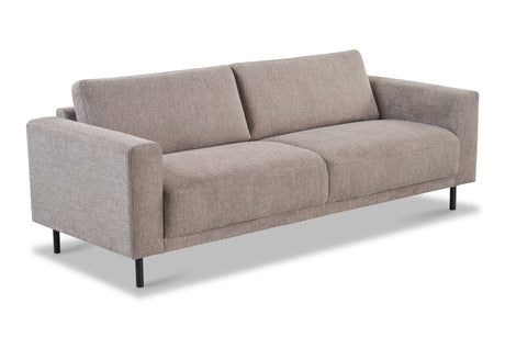 Moderne 3-zits Bank Taupe Stof Aniko 213x90x78 cm