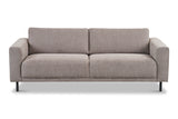 Moderne 3-zits Bank Taupe Stof Aniko 213x90x78 cm